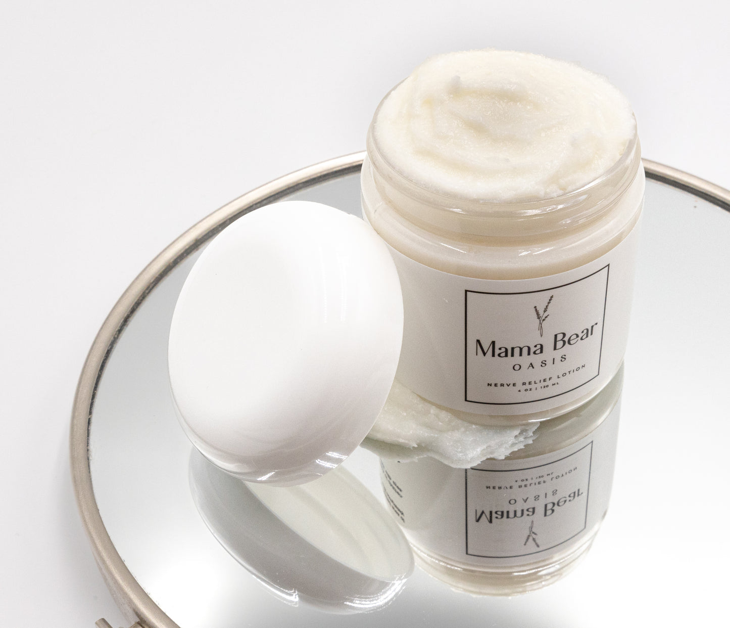 Mama Bear Oasis Lotion - Hydrating Lotion w/ Magnesium Chloride and Pure Ingredients - Fast-Absorbing and Non-Greasy Formula for Foot and Leg Comfort