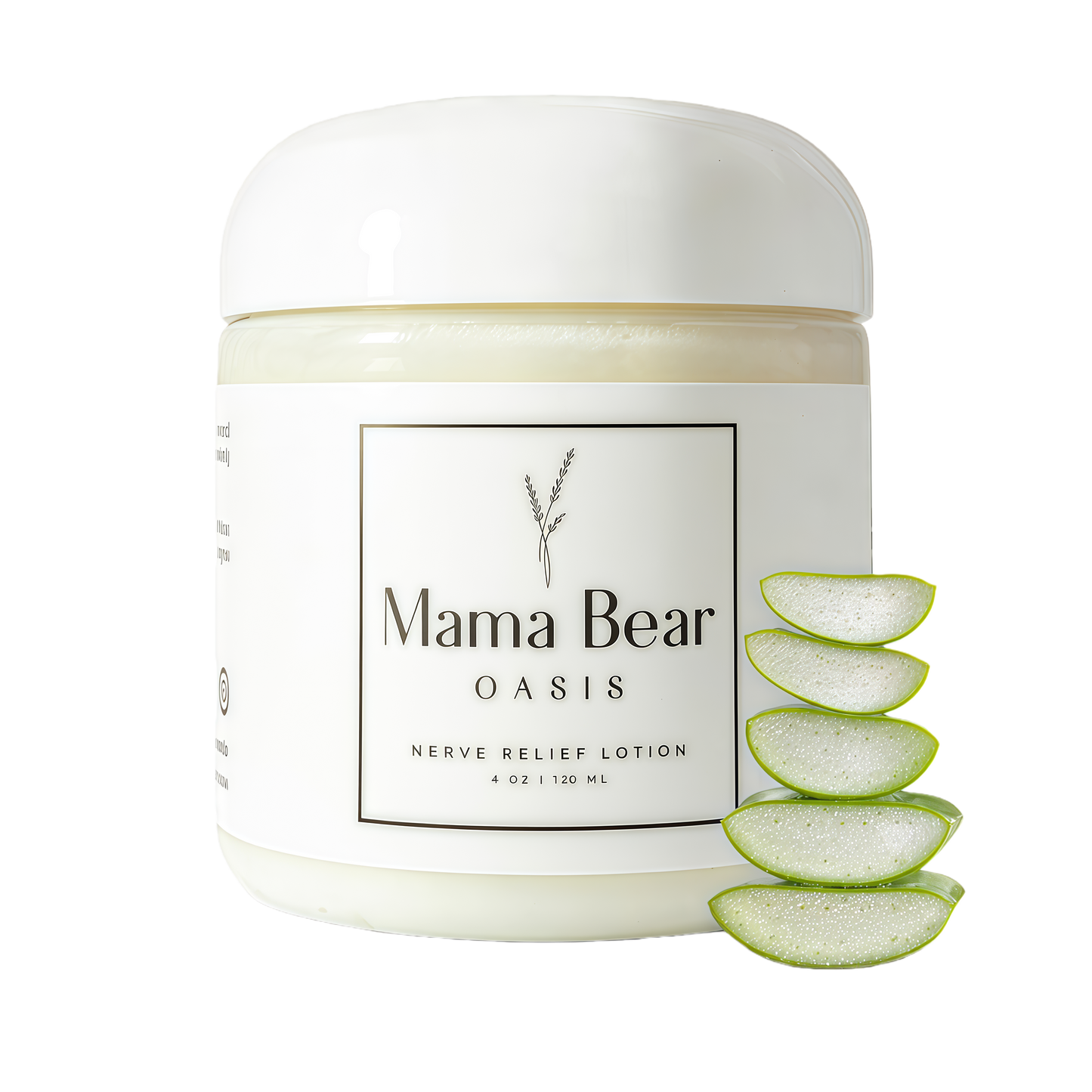 Mama Bear Oasis Lotion - Hydrating Lotion w/ Magnesium Chloride and Pure Ingredients - Fast-Absorbing and Non-Greasy Formula for Foot and Leg Comfort